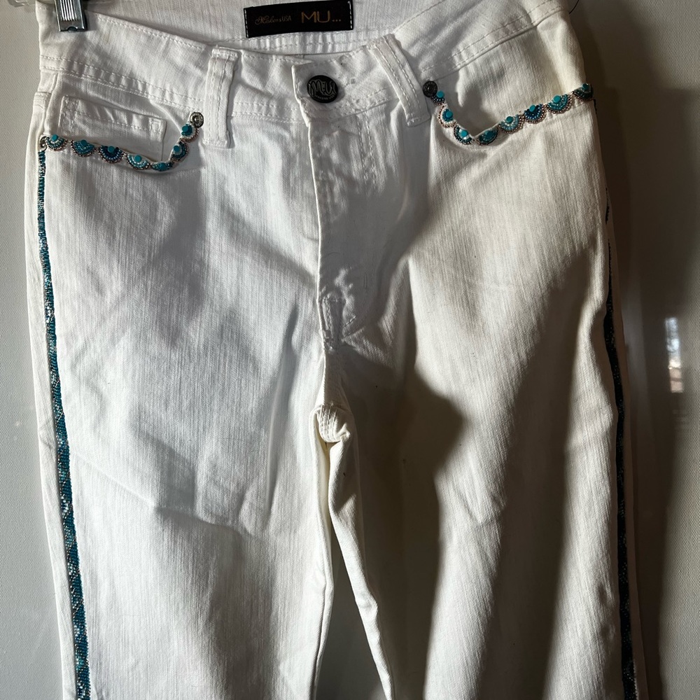 White Mu jeans 2